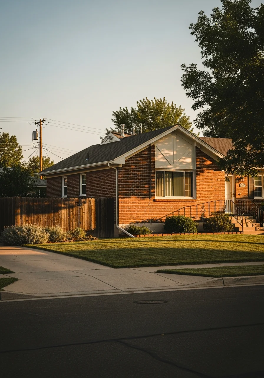 Close-up of a Loveland home exterior showing typical architectural features and neighborhood setting.